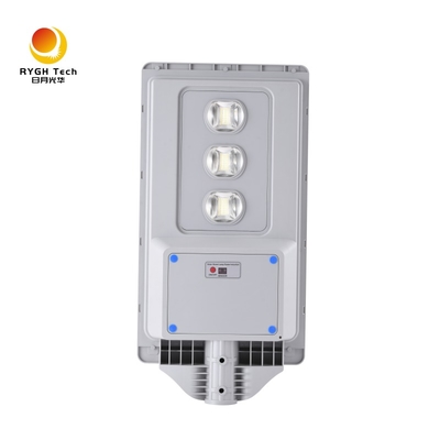 ไฟถนน LED แผงโซลาร์เซลล์แบบรวม ABS 30W โพลีซิลิคอนใหม่ กันน้ำ IP65