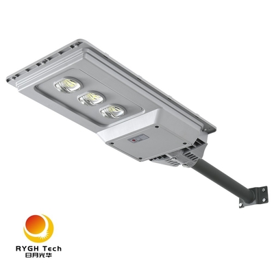 ไฟถนน LED แผงโซลาร์เซลล์แบบรวม ABS 30W โพลีซิลิคอนใหม่ กันน้ำ IP65