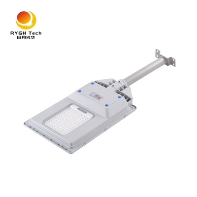 การรับประกัน 2 ปี แผงโซลาร์เซลล์โพลีซิลิคอน 20W ไฟถนน LED พลังงานแสงอาทิตย์แบบบูรณาการ ABS ใหม่