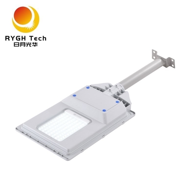 ไฟฟ้า LED ถนนพลังแสงอาทิตย์ที่บูรณาการ 20W ระบบตรวจจับราดาร์ ระยะไกลสําหรับทางเท้า สวนสวน LED การส่องแสงถนน