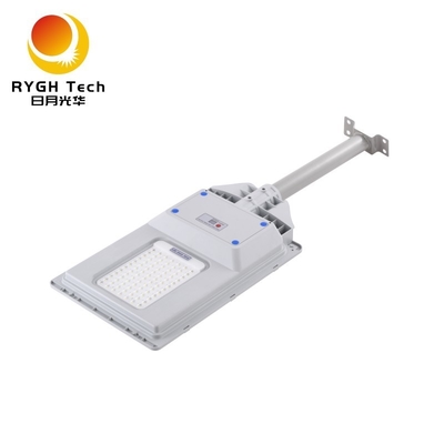 ไฟฟ้า LED ถนนพลังแสงอาทิตย์ที่บูรณาการ 20W ระบบตรวจจับราดาร์ ระยะไกลสําหรับทางเท้า สวนสวน LED การส่องแสงถนน