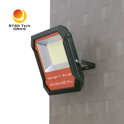 ไฟสปอร์ตไลท์โซลาร์เซลล์ LED 100W 200W ความสว่างสูง 130lm/w สำหรับสนามหลังบ้าน