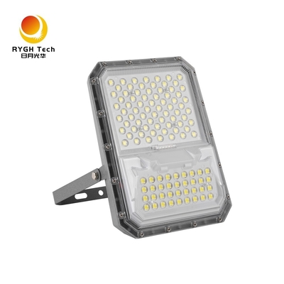 ระยะเวลาการส่องสว่างนาน พื้นที่การฉายรังสีกว้าง ไฟส่องสว่างกลางแจ้ง ชิป LED ลูเมนสูง 5054 ไฟสปอร์ตไลท์ LED พลังงานแสงอาทิตย์ 20W