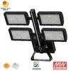 สนามกีฬาแอร์พอร์ตพลาซ่า 1200W ไฟสปอร์ตไลท์ LED ชายหาด สนามบาสเกตบอลกลางแจ้ง ไฟเสาสูง LED อะลูมิเนียม