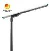 ไฟถนน LED พลังงานแสงอาทิตย์ 100W ทนทาน กันน้ำได้ IP65 ทั้งหมดในหนึ่งเดียว 170lm/W