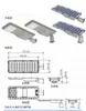160lm/W ความสว่าง ไฟฟ้าแสงอาทิตย์ทั้งหมดในหนึ่ง 10W 20W LED ไฟฟ้าถนน
