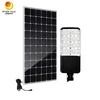 ไฟถนนพลังงานแสงอาทิตย์ LED อัจฉริยะควบคุมได้ 80W ประหยัดค่าใช้จ่าย