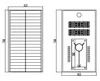 ไฟถนนเซ็นเซอร์ไมโครเวฟแบบรวมทุกอย่างในหนึ่งเดียว 60W โคมไฟถนนพลังงานแสงอาทิตย์ LED