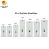เครื่องตรวจจับการเคลื่อนไหวกันน้ํา 9m 10m 120W Industrial Solar Street Light