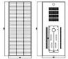 ระบบไฟถนนพลังงานแสงอาทิตย์ 150W สำหรับโครงการ 10m 11m 170lm/W