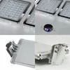 ไฟถนน LED พลังงานแสงอาทิตย์ 120W แบบรวม IP68 แบตเตอรี่ LiFePO4 พร้อมเซ็นเซอร์ สำหรับขายส่ง