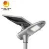 ไฟถนนโซลาร์เซลล์ LED สาธารณะภายนอกอาคาร 8000lm แบบรวมสองส่วนกึ่งในตัว