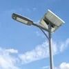 ไฟถนน LED พลังงานแสงอาทิตย์พร้อมตัวควบคุมโทรศัพท์อัจฉริยะและอะแดปเตอร์ AC