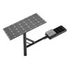 ไฟถนนโซลาร์เซลล์ LED 40W แบบกันน้ำพร้อมเสา