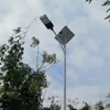 ไฟถนนโซลาร์เซลล์ LED 40W แบบกันน้ำพร้อมเสา