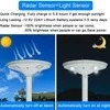 ไฟสวน LED พลังงานแสงอาทิตย์ 50 วัตต์ อะลูมิเนียมกันน้ำ สีขาว สำหรับภายนอก
