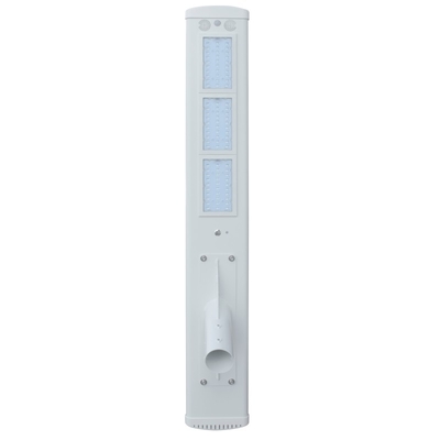 อลูมิเนียมกลางแจ้งไฟ Led พลังงานแสงอาทิตย์ทางเดินและไฟถนน PIR Motion Sensor