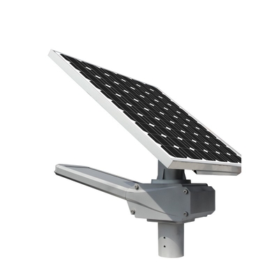 ร่างกายไฟถนน LED พลังงานแสงอาทิตย์ 160LM / W อลูมิเนียมสุดสดใสพร้อม Motion Sensor