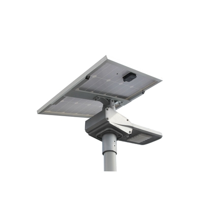 ร่างกายไฟถนน LED พลังงานแสงอาทิตย์ 160LM / W อลูมิเนียมสุดสดใสพร้อม Motion Sensor