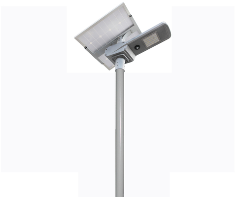 กันน้ำ IP65 80W LED ไฟถนนพลังงานแสงอาทิตย์แบตเตอรี่ลิเธียม 12V / 480WH