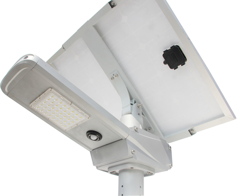กันน้ำ IP65 80W LED ไฟถนนพลังงานแสงอาทิตย์แบตเตอรี่ลิเธียม 12V / 480WH
