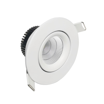 มุมของลำแสง 38/60 °สมาร์ทดาวน์ไลท์ LED ปรับความสว่าง / อุณหภูมิสีได้ 8w