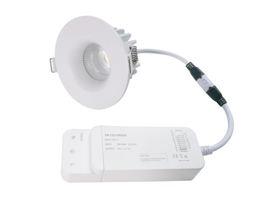 COB กันน้ำฝังดาวน์ไลท์ Led AC 200-240V หน้าปก Changable อบอุ่นสีขาว