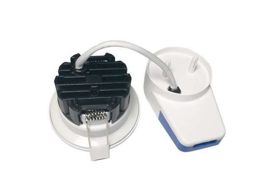 ฝาครอบหน้า Changable กันไฟได้สมาร์ทไฟดาวน์ไลท์แบบฝัง 7W CCT มุมลำแสงกว้าง