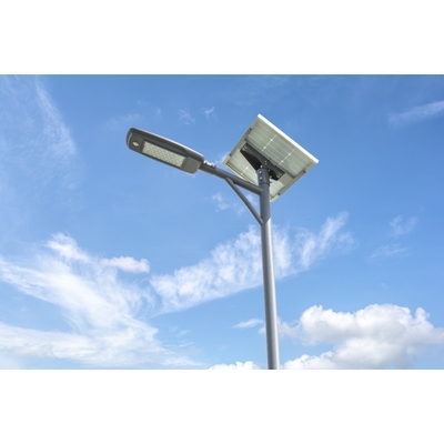 ความสว่างสูงไฟถนน LED พลังงานแสงอาทิตย์ 140lm / w SMD IP65 กลางแจ้งกันน้ำ