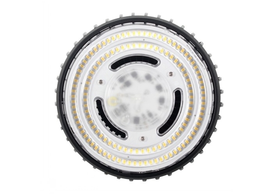 DOB 2700-6500K UFO LED High Bay Light 70CRI 100W 100lm / w อลูมิเนียมตัวเรือน