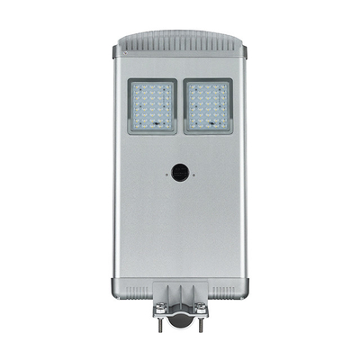DC 12.8V ความเข้มอัตโนมัติควบคุมไฟถนน Led พลังงานแสงอาทิตย์ 40 วัตต์ LifePO4 แบตเตอรี่
