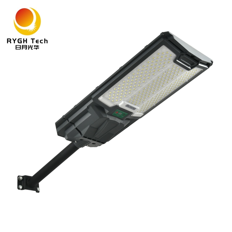 พื้นที่ฉายรังสีกว้าง 300 ตารางเมตร พร้อมชิป LED 5050 ความสว่างสูง ไฟถนน LED พลังงานแสงอาทิตย์แบบ All-in-one 30W