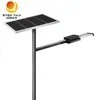 ไฟถนน LED แบบแยกส่วนพลังงานแสงอาทิตย์ 60W 170lm/W แบบสองในหนึ่งเดียว