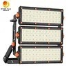 170lm/W ความสว่างสูง 3 โมดูล 1500W LED Floodlight สําหรับการสว่างสถานที่ขนาดใหญ่