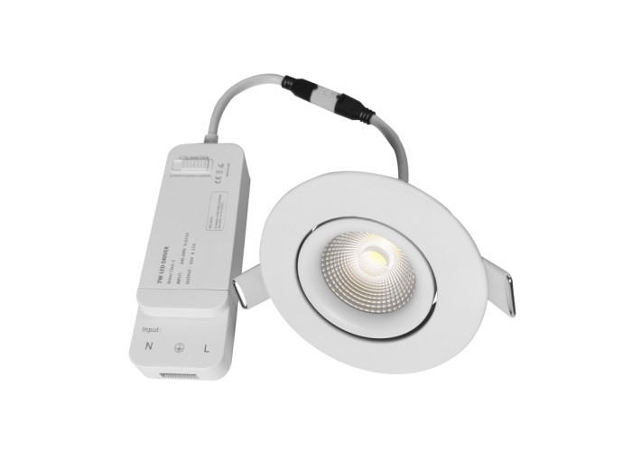 ดาวน์ไลท์ LED อัจฉริยะหรี่แสงได้ 8 วัตต์ AC 200-240V CCT Anti Glare 2700-6000K