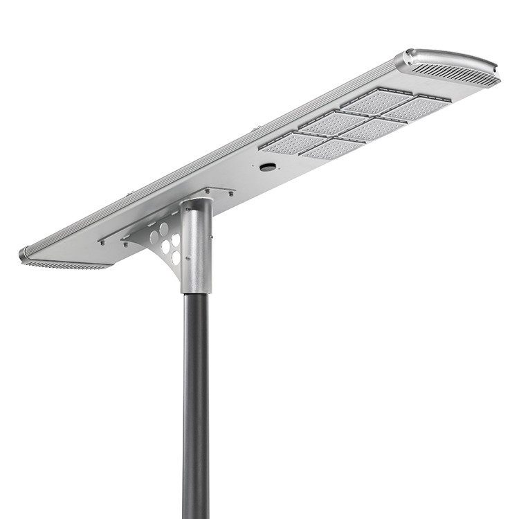 5600LM รวมไฟถนนพลังงานแสงอาทิตย์แบบ LED พลังงานสูง 120 วัตต์